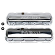 Load image into Gallery viewer, Edelbrock Valve Cover Signature Series Chevrolet 1965 and Later 396-502 V8 Low Chrome - Side View