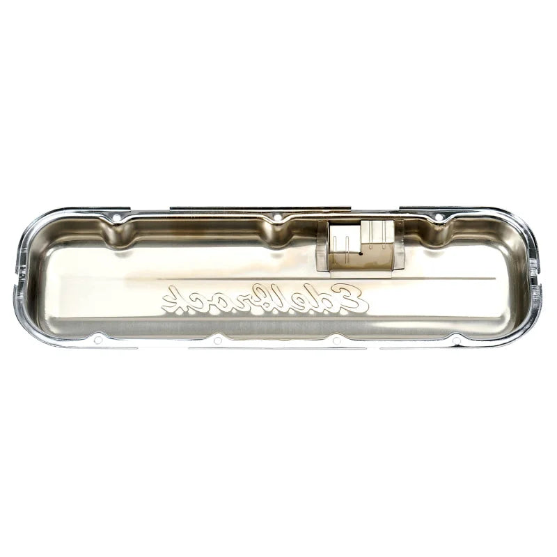 Edelbrock Valve Cover Signature Series Chevrolet 1965 and Later 396-502 V8 Low Chrome - Additional View 6