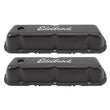 Load image into Gallery viewer, Edelbrock Valve Cover Signature Series Ford 260-289-302-351W CI V8 Black - Side View