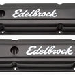 Load image into Gallery viewer, Edelbrock Valve Cover Signature Series Chevrolet 1959-1986 262-400 CI V8 Low Black - Main Product View