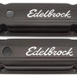 Load image into Gallery viewer, Edelbrock Valve Cover Signature Series Pontiac 1962-1979 301-455 CI V8 Low Black - Main Product View