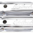 Load image into Gallery viewer, Edelbrock Valve Cover Signature Series Pontiac 1962-1979 301-455 CI V8 Low Chrome - Main Product View