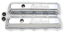 Load image into Gallery viewer, Edelbrock Valve Cover Signature Series Oldsmobile 350-455 CI V8 Chrome - Side View