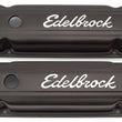 Load image into Gallery viewer, Edelbrock Valve Cover Signature Series Pontiac 1962-1979 301-455 CI V8 Low Black - Main Product View