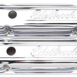 Load image into Gallery viewer, Edelbrock Valve Cover Signature Series Pontiac 1962-1979 301-455 CI V8 Low Chrome - Main Product View