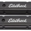 Load image into Gallery viewer, Edelbrock Valve Cover Signature Series Chevrolet 1959-1986 262-400 CI V8 Tall Black - Side View