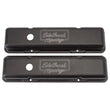 Load image into Gallery viewer, Edelbrock Valve Cover Victor Series Chevrolet 1959-1986 262-400 CI V8 Low Black - Side View