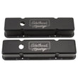 Load image into Gallery viewer, Edelbrock Valve Cover Victor Series Chevrolet 1959-1986 262-400 CI V8 Tall Black - Side View