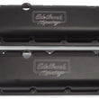 Load image into Gallery viewer, Edelbrock Valve Cover Victor Series Chevrolet 1965 and Later 396-502 V8 Low Black - Main Product View