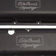 Load image into Gallery viewer, Edelbrock Valve Cover Victor Series Chevrolet 1965 and Later 396-502 V8 Low Black - Side View