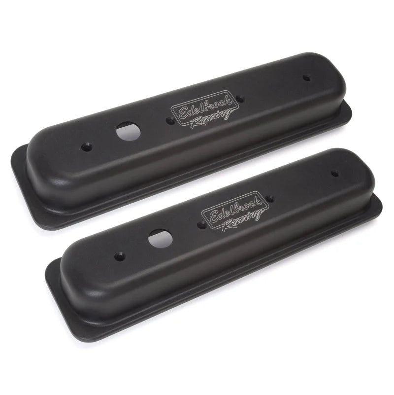Edelbrock Valve Cover Victor Series Chevrolet 1987-1995 262-400 CI V8 Black - Additional View 6