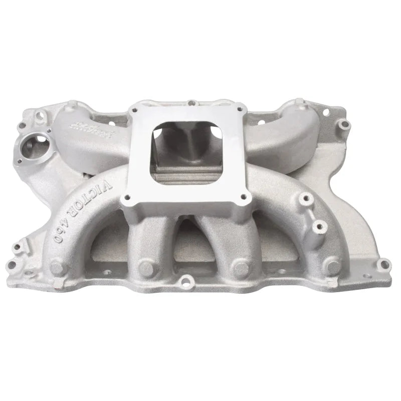 Edelbrock Victor 460 850 Manifold - Side View