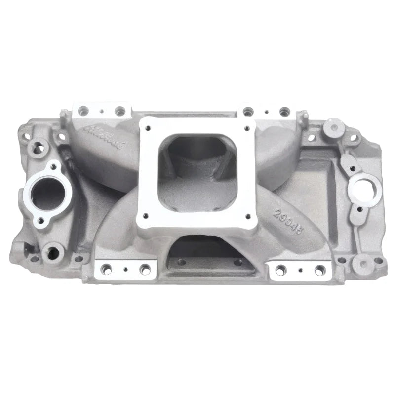 Edelbrock Victor EFI Intake Manifold for BB Chevy Oval Port 454-O - Side View