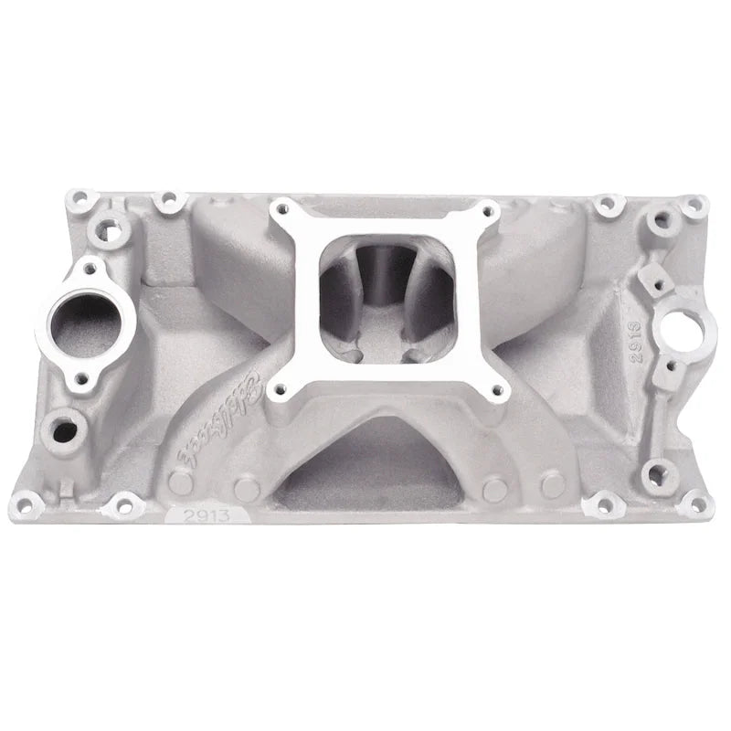Edelbrock Victor Gen1 Plus 4Bbl Manifold - Side View