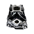 Load image into Gallery viewer, Edelbrock Victor Jr. 23 Degree Black Plasma Intake Manifold fits Chevy Sb - Installation View
