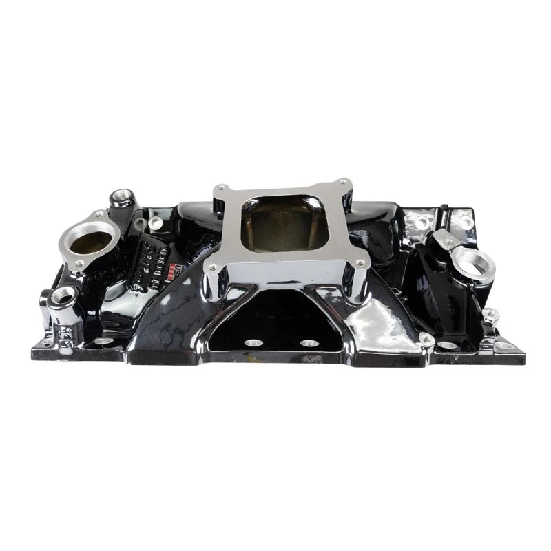 Edelbrock Victor Jr. 23 Degree Black Plasma Intake Manifold fits Chevy Sb - Additional View 5