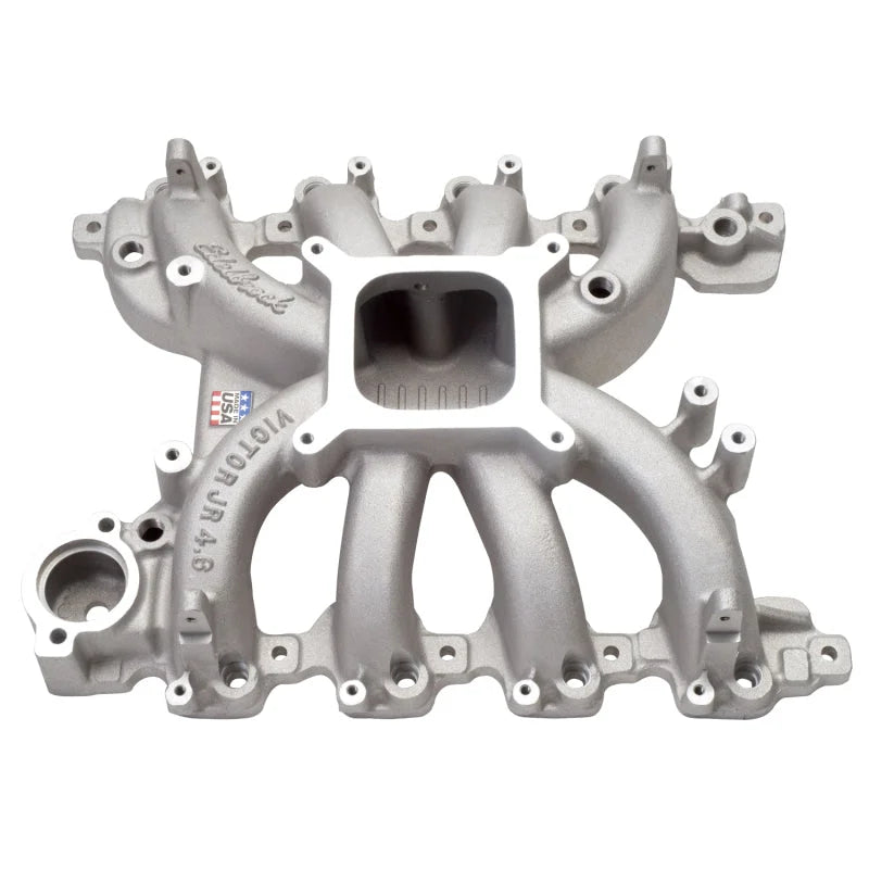 Edelbrock Victor Jr Ford EFI for 4 6L Engines Manifold Only - Side View