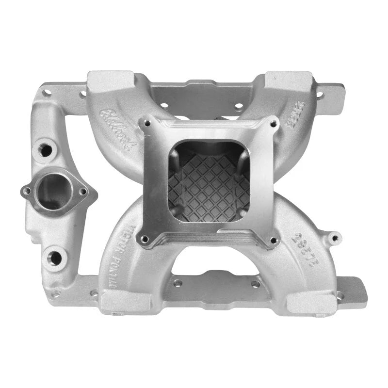 Edelbrock Victor Pontiac 850 Manifold - Back View