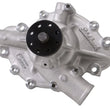 Load image into Gallery viewer, Edelbrock Water Pump High Performance AMC/Jeep 1973-91 304 360 401 CI V8 Long Style Satin Finish - Side View