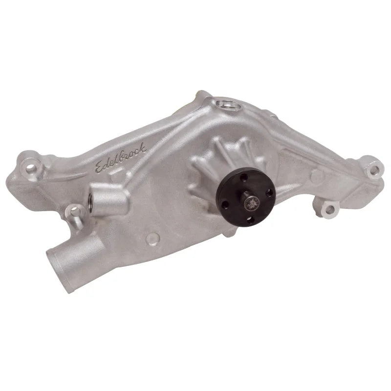 Edelbrock Water Pump High Performance Chevrolet 1958-65 348/409 CI Inwin Series V8 Standard Length - Side View