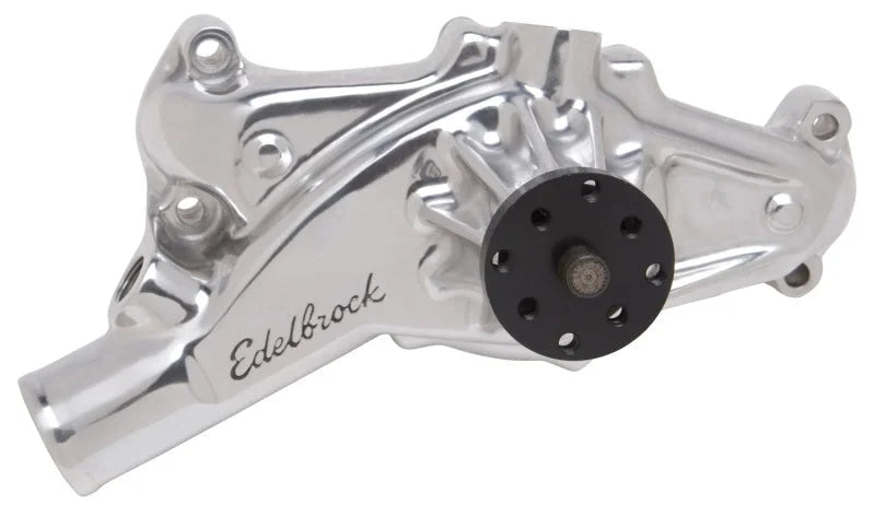 Edelbrock Water Pump High Performance Chevrolet 1965-68 Cars 1966-72 Trucks 1969-1970 Corvette - Side View