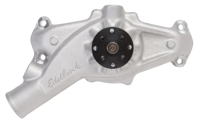 Edelbrock Water Pump High Performance Chevrolet 1971-74 396-502 CI V8 Corvette Short Style - Side View