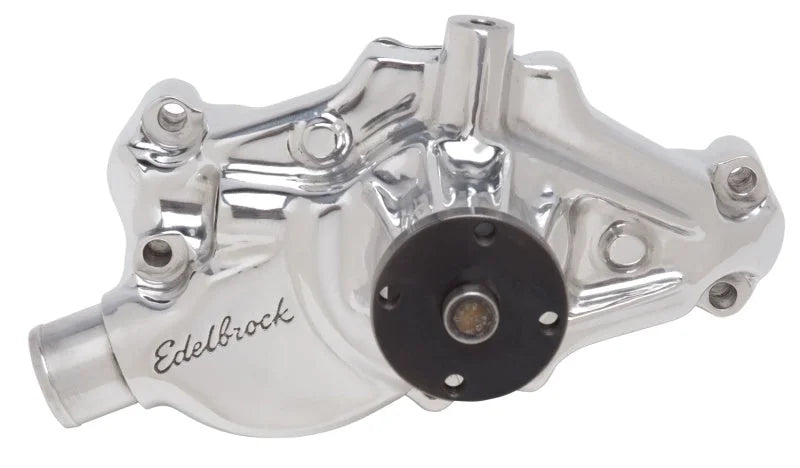Edelbrock Water Pump High Performance Chevrolet 1984-91 350 CI V8 Corvette Short Style - Side View