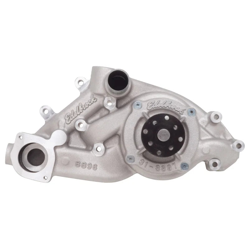 Edelbrock Water Pump High Performance Chevrolet 1997-07 Gen IIi and IV Ls V8 Standard Length - Side View
