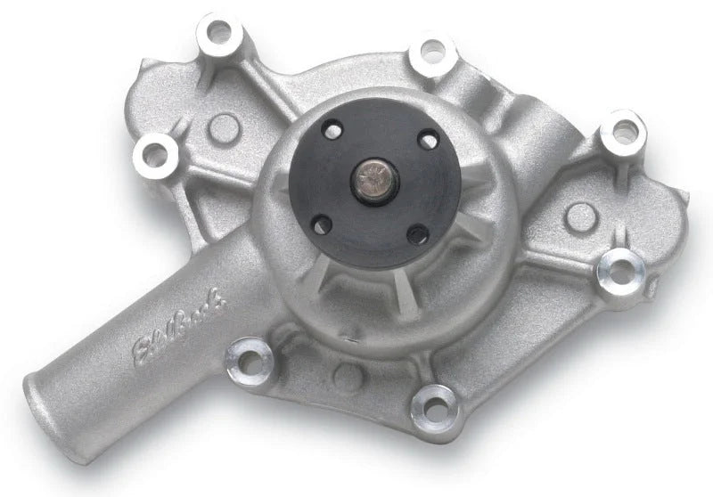Edelbrock Water Pump High Performance Chrysler 1969-85 318-360 CI V8 Engines Standard Length - Side View