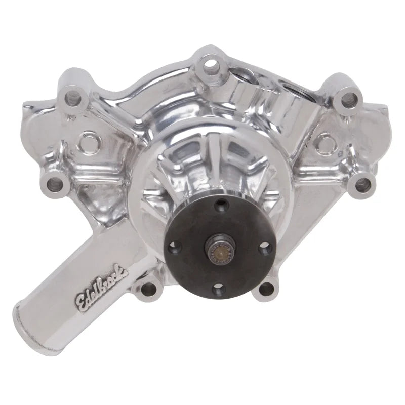 Edelbrock Water Pump High Performance Chrysler 1969-85 318-360 CI V8 Engines Standard Length - Side View