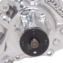 Load image into Gallery viewer, Edelbrock Water Pump High Performance Ford 1965-67 289 CI Inkin Code V8 Engine Standard Length - Side View