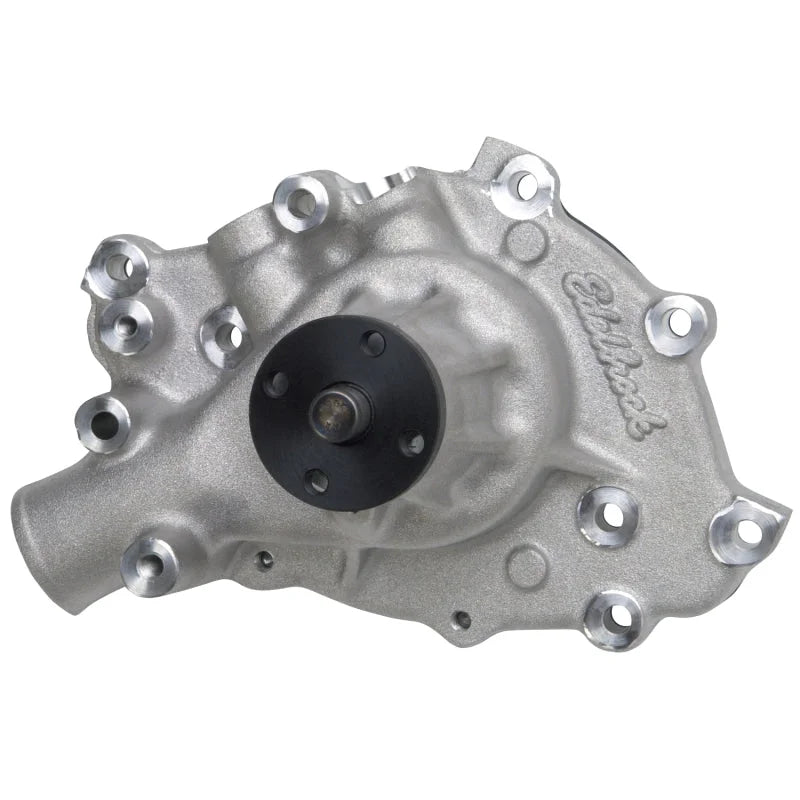 Edelbrock Water Pump High Performance Ford 1965-68 289 CI 1968-69 302 CI 1969 351W CI V8 Engines - Side View