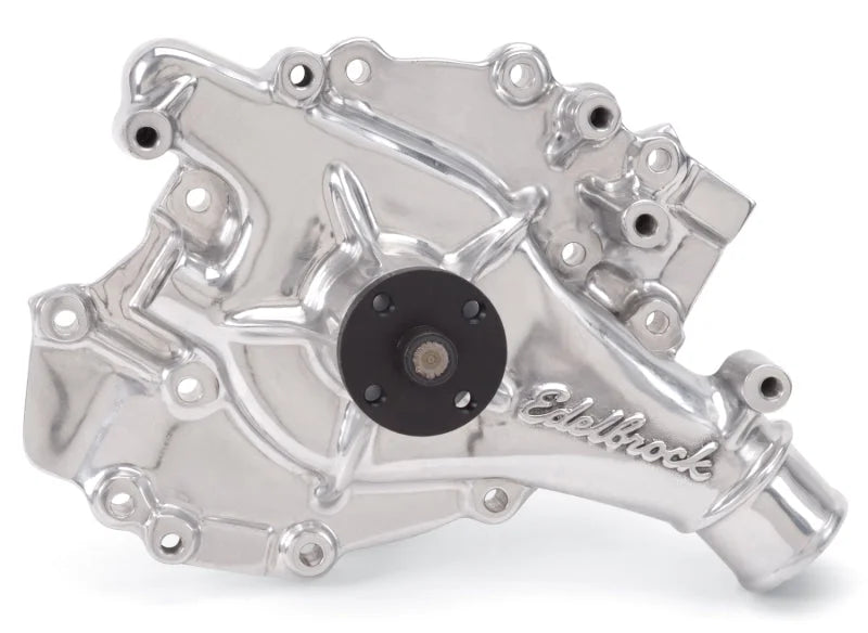 Edelbrock Water Pump High Performance Ford 1970-92 429/460 CI V8 Engines Standard Length - Side View