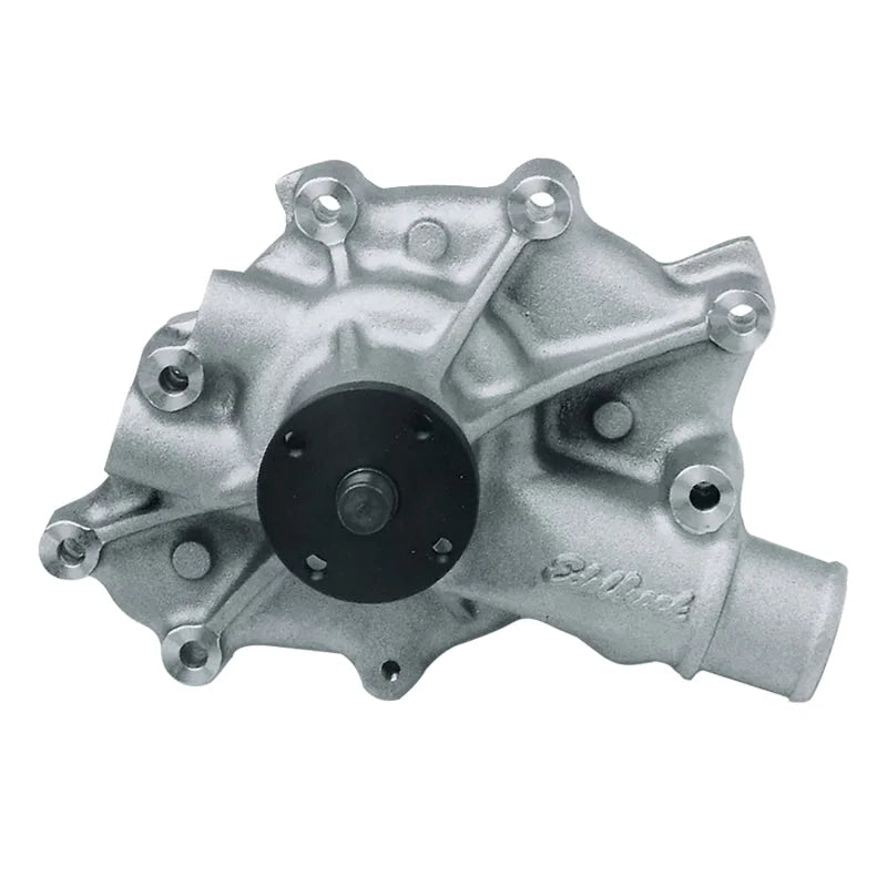 Edelbrock Water Pump High Performance Ford 1986-93 5 0L V8 Engines w/ Serpentine Belt Drive - Side View