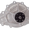 Load image into Gallery viewer, Edelbrock Water Pump High Performance Pontiac 1969-79 389-455 CI V8 Engines Standard Length - Back View