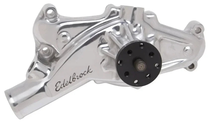 Edelbrock Water Pump High Performance Chevrolet 1965-68 Cars 1966-72 Trucks 1969-1970 Corvette - Side View