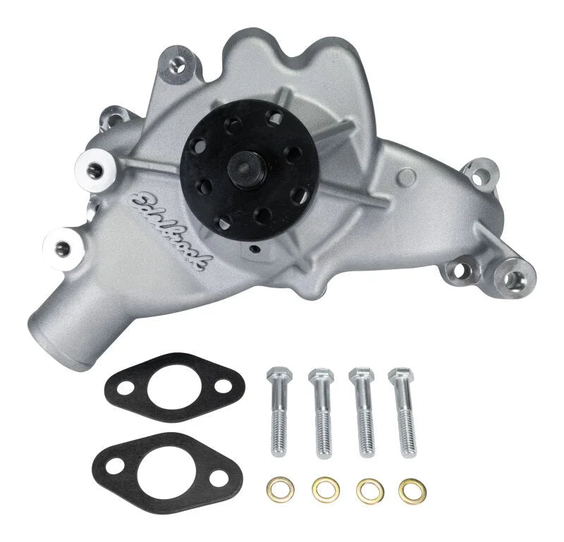 Edelbrock Water Pump Standard/Long in Satin Finish fits 1970-1989 Chevrolet / GMC Big-Block Chevy - Main Product View