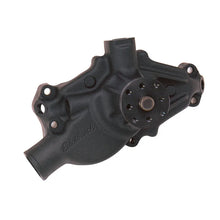 Load image into Gallery viewer, Edelbrock Water Pump Victor Circle Track Series Chevrolet 1955-95 262-400 CI V8 Engines - Installation View