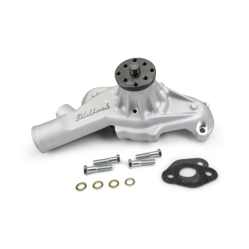 Edelbrock Water Pump for Street Rods in Satin Finish - Main Product View