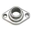 Load image into Gallery viewer, Edelbrock Waterneck Cast SBC/BBC Straight Polished - Side View