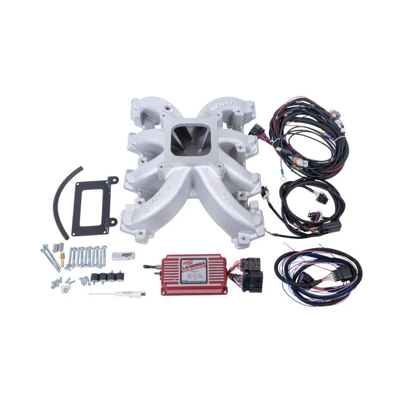 Edelbrock w/ Timing Control Module Intake Manifold Kit fits 1999-2019 Gm LS3 / L76 / L92 - Main Product View