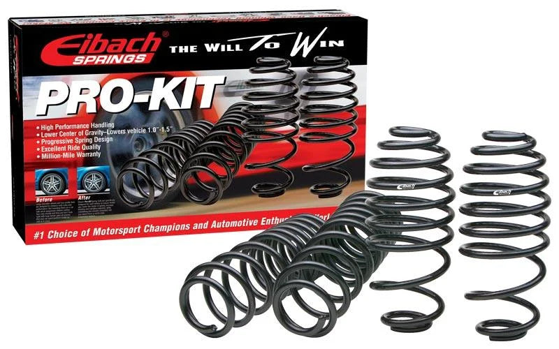 Eibach Pro-Kit fits 2009-2012 Audi A4 Quattro Avant 2.0L - Side View
