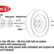 Load image into Gallery viewer, Eibach Pro-Spacer System 15mm Spacer 17-18 Alfa Romeo Giulia (RWD Excludes Quadrifoglio) - Additional View 8