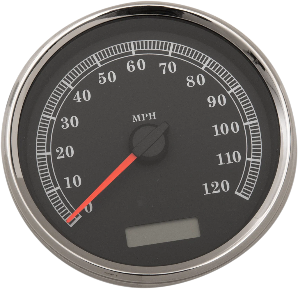 Electronic Speedometer - Black - 120 MPH DragSpecialties 83104B - Main Product View