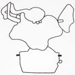 Load image into Gallery viewer, Elring Dichtung Gasket 122.472 fits 2014 Audi A6 Quattro TDI Premium Plus / 2014 Audi A6 Quattro TDI Prestige / 2014 Audi ...