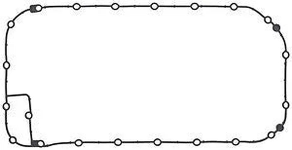 Elring Dichtung Oil Pan Gasket 215.190 fits 1995-1998 BMW 318i / 1995-1997 BMW 318is / 1995-1999 BMW 318ti / 1996-1998 BMW Z3