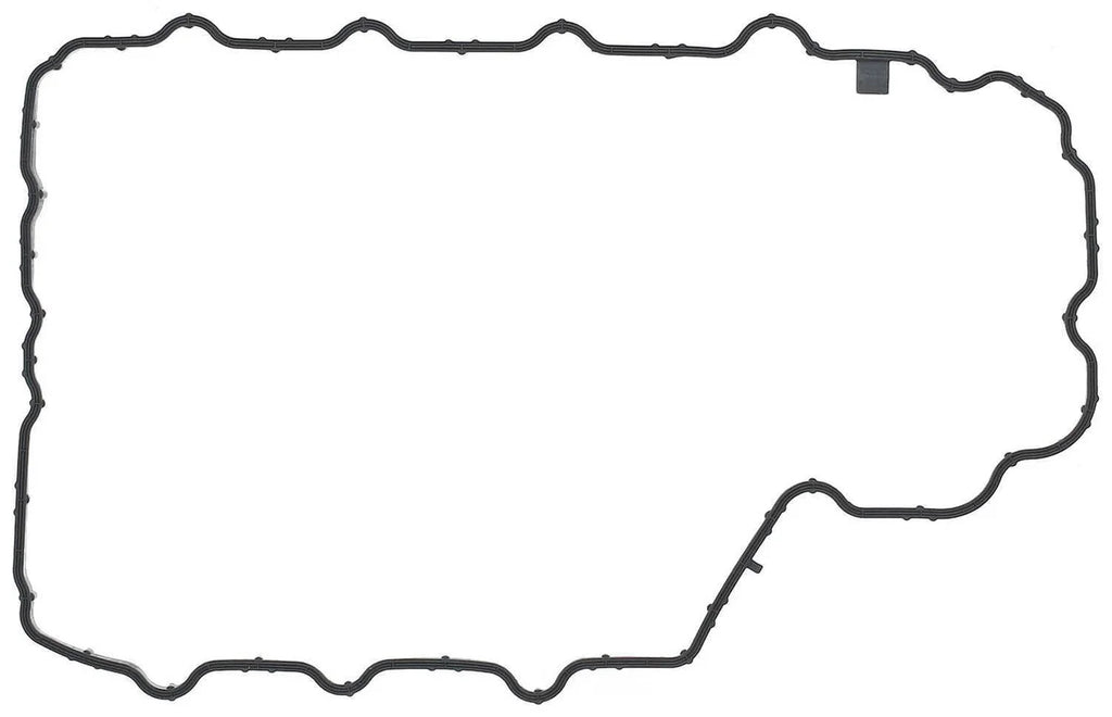Elring Dichtung Oil Pan Gasket 821.110 fits 2017-2024 Porsche 718 Boxster / 718 Cayman - Side View