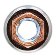 Load image into Gallery viewer, Elring Dichtung Turbocharger Nut 344.830 fits 2007-2016 Mini Cooper / Cooper Countryman / Cooper Paceman - Side View