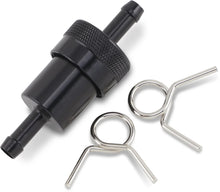 Load image into Gallery viewer, Emgo Anodized Aluminum Fuel Filter - Black - 5/16" 14-34432 - Main Product View