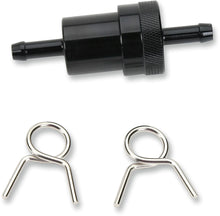 Load image into Gallery viewer, Emgo Anodized Aluminum Fuel Filter - Black - 5/16" 14-34432 - Side View